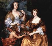 Anthony Van Dyck Portrat der Ladies Elisabeth Thimbleby und Dorothy Viscountess Andover Spain oil painting artist